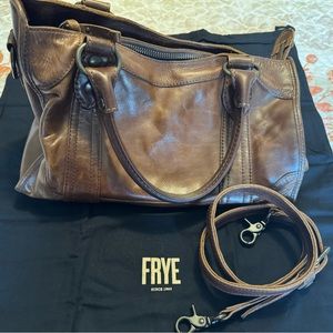 Authentic Frye "Melissa" satchel style handbag